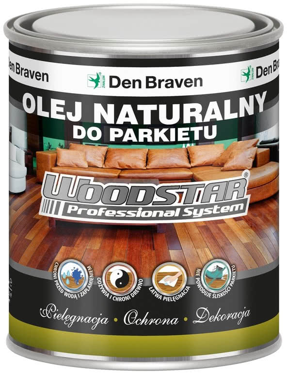 Olej naturalny do parkietu Woodstar