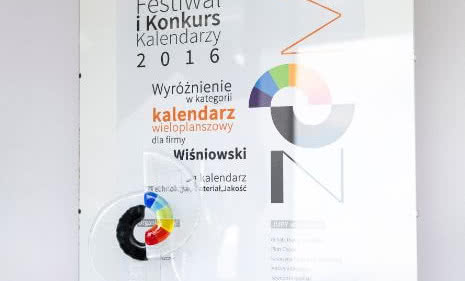 Kalendarz WIŚNIOWSKI doceniony przez znawców sztuki
