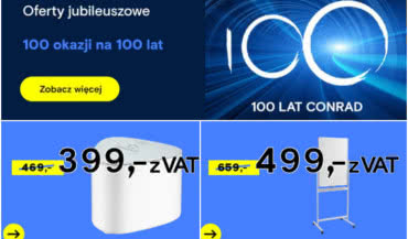 100 okazji na 100 lat Conrad Electronic