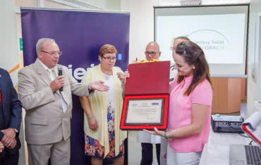 Kolorowe otwarcie odnowionego oddziału szpitala w Żninie