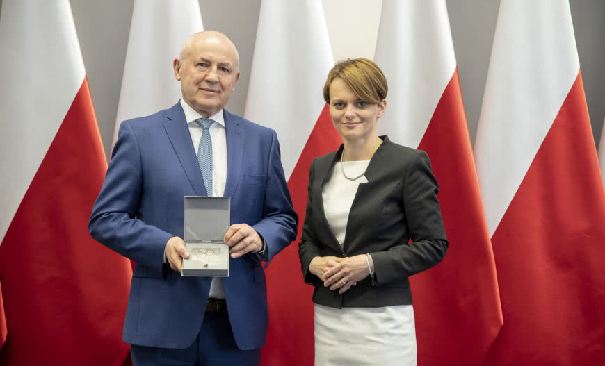 Leszek Gierszewski nagrodzony medalem 100-lecia Odzyskania Niepodległości