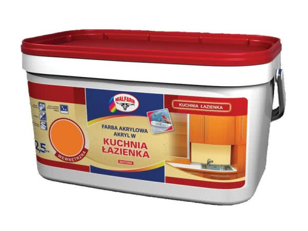 Farba akrylowa Akryl W Kuchnia Łazienka